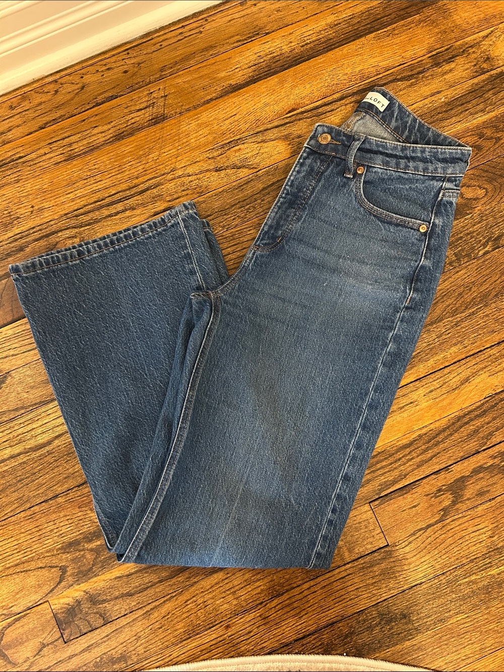 LOFT The Wide Leg Jeans Size 25